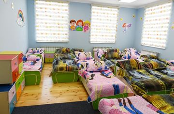  President Ilham Aliyev attended opening of orphanage-kindergarten No2 constructed on the initiative of Heydar Aliyev Foundation in Shamakhi