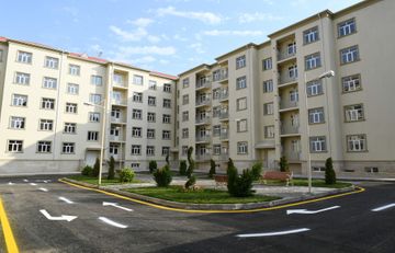 President Ilham Aliyev viewed conditions created at multi-apartment buildings constructed in Shamakhi