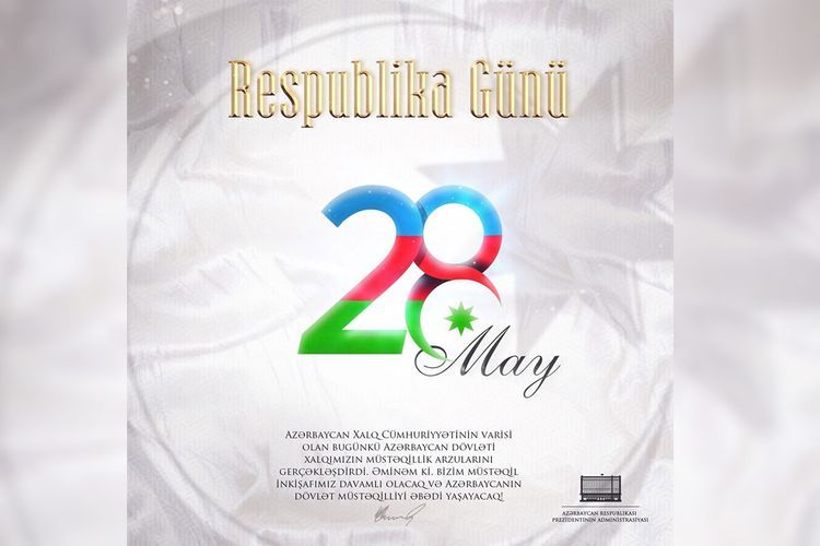 President Ilham Aliyev shares post on occasion of May 28