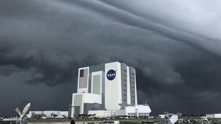 Historic Nasa SpaceX launch to International Space Station postponed due to bad weather