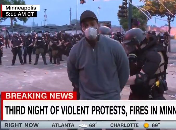 CNN journalist arrested live on air