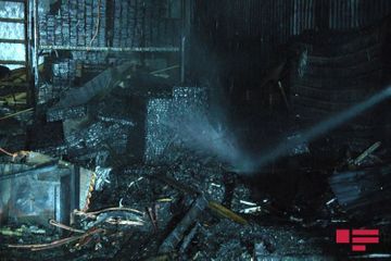 Fire at wood materials market in Baku extinguished - UPDATED - PHOTO