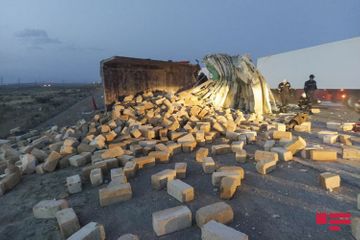 Two trucks collide in Azerbaijan’s Sumgait, fatal casualties reported - PHOTO