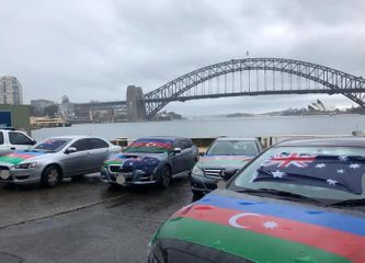 Armenians attempted to put obstacle to protest rally held by Azerbaijanis in Sydney - PHOTO