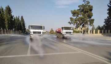Measures of fight against coronavirus are continued in Azerbaijan’s Ganja - PHOTO