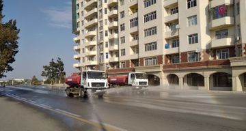 Measures of fight against coronavirus are continued in Azerbaijan’s Ganja - PHOTO