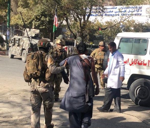 Attack on Kabul University in Afghanistan's capital leaves at least 19 dead