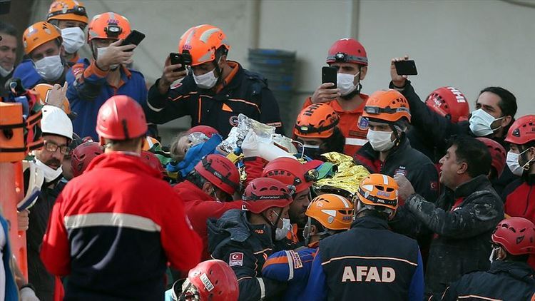 4-year-old girl was pull out from the rubble in Turkey's Izmir 91 hours after earthquake