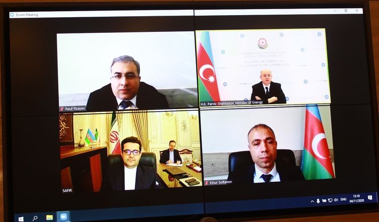Cooperation between Azerbaijan and Iran in the area of energy was discussed