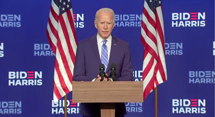 Biden Says ‘It’s Clear’ He’s 'Winning' Enough States to Reach 270 Electoral Votes
