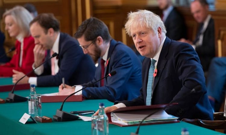 UK's Johnson insists new lockdown will end on Dec 2