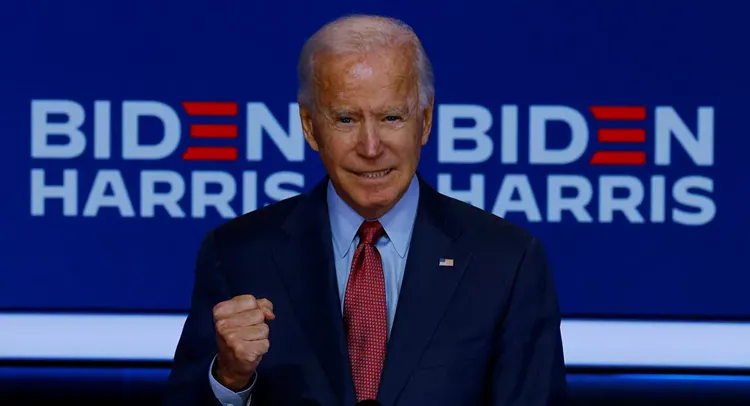 Joe Biden indicated as President-Elect on his official Twitter page
