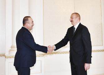 President Ilham Aliyev received Foreign Minister and Minister of National Defense of Turkey - UPDATED