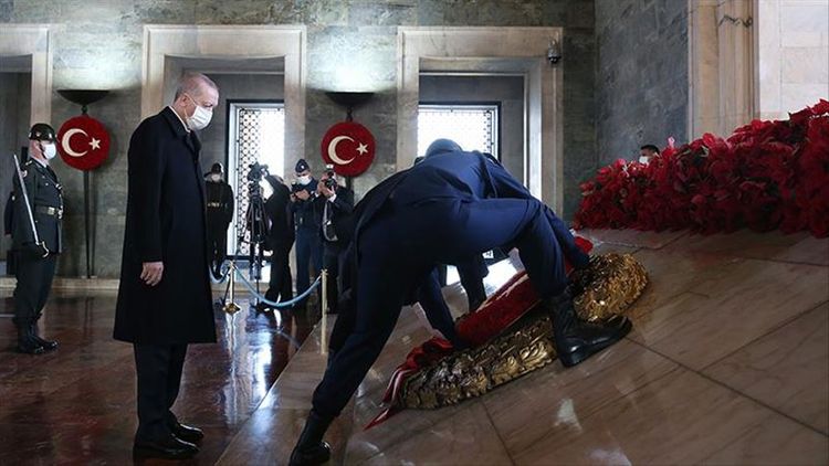 Erdogan commemorates Ataturk's 82nd death anniversary