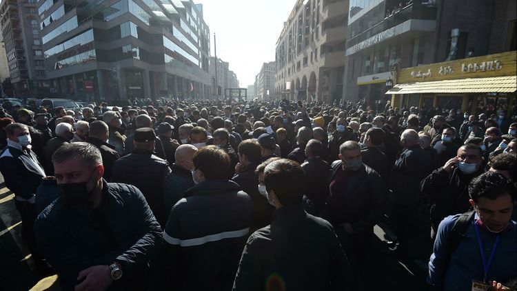 62 people detained in rally held with demand of Pashinyan’s resignation in Armenia