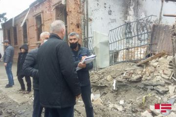 Assessment of the damage caused to Ganja by rocket fire has begun - PHOTO
