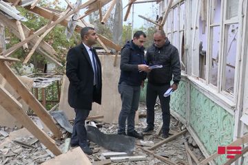 Assessment of the damage caused to Ganja by rocket fire has begun - PHOTO