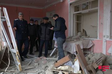 Assessment of the damage caused to Ganja by rocket fire has begun - PHOTO