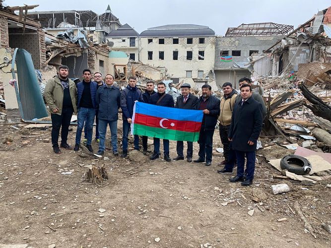Group, consisting of Kazakhstan politicians, experts, and journalists visit Azerbaijan's Ganja and Barda cities - PHOTO