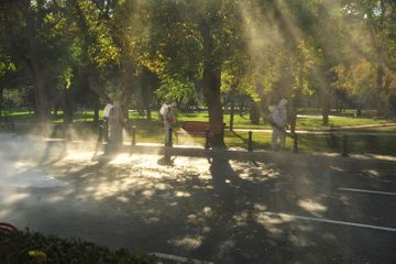 Baku streets disinfected for the next time  - PHOTO