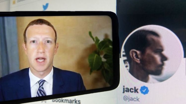 Facebook and Twitter grilled over US election actions