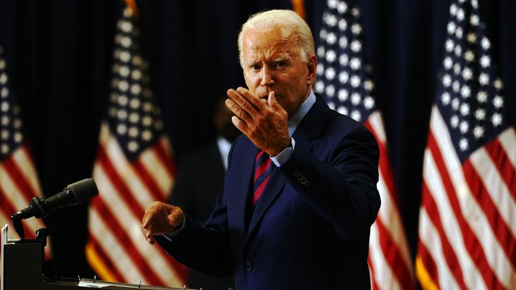 Biden says Trump denial 'sending horrible message'