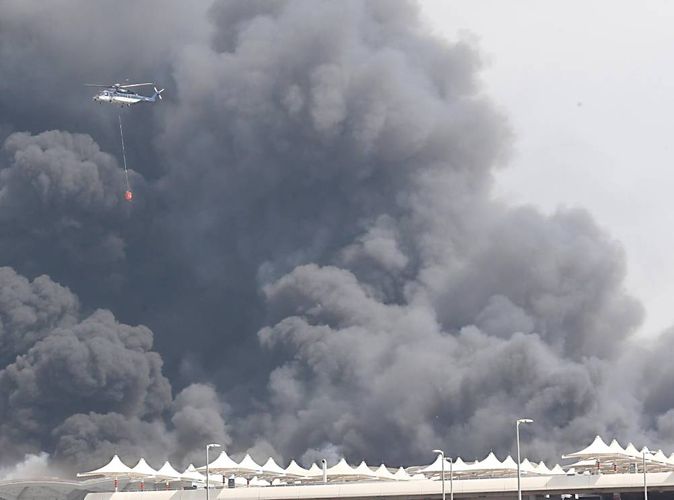Media: Fire erupts at Jeddah station
