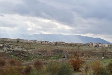 President Ilham Aliyev and First Lady Mehriban Aliyeva visited the liberated city of Agdam - UPDATED