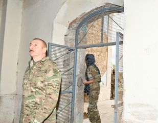 President Ilham Aliyev and First Lady Mehriban Aliyeva visited the liberated city of Agdam - UPDATED