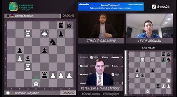 Azerbaijani grandmaster Teymur Rajabov defeated Levon Aronian