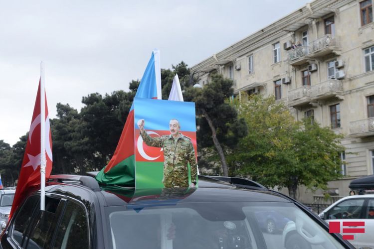 Auto rally held in Baku on the occasion of liberation of Kalbajar