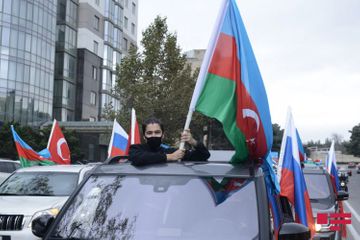 Auto rally held in Baku on the occasion of liberation of Kalbajar