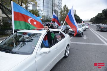 Auto rally held in Baku on the occasion of liberation of Kalbajar