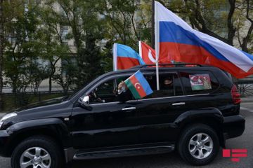 Auto rally held in Baku on the occasion of liberation of Kalbajar