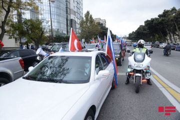 Auto rally held in Baku on the occasion of liberation of Kalbajar