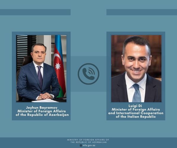 Telephone conversation held between Azerbaijani FM and his Italian counterpart