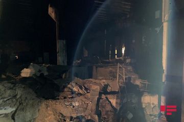 Concrete roof collapses at former Light Construction Plant in Khirdalan