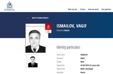 Information about being on wanted list of Telman Ismayilov and his brother placed on Interpol’s website - PHOTO