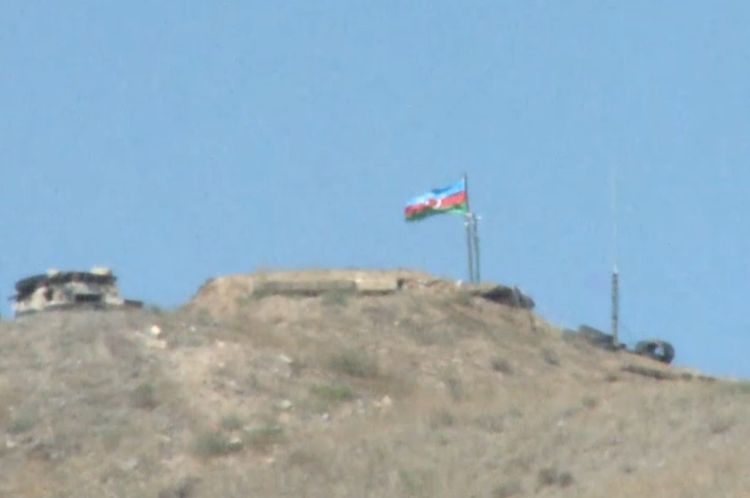 Azerbaijani flag raised in Sugovushan (Madagiz)  - VIDEO