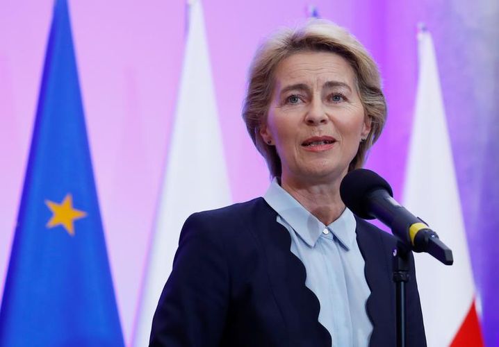 EU's von der Leyen self-isolating after contact with COVID-19 case