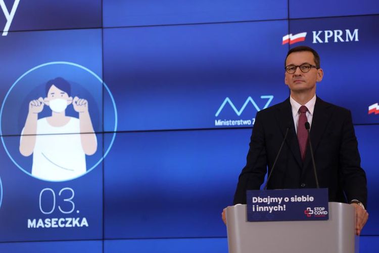 Poland PM not ruling out state of emergency as coronavirus cases spike