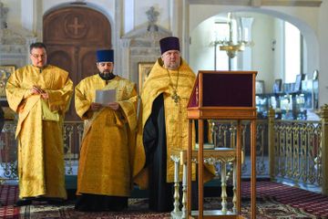 Divine service held at orthodox church in Baku for establishment of peace in Azerbaijan’s Nagorno Garabagh region 