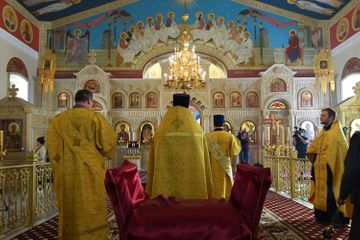 Divine service held at orthodox church in Baku for establishment of peace in Azerbaijan’s Nagorno Garabagh region 