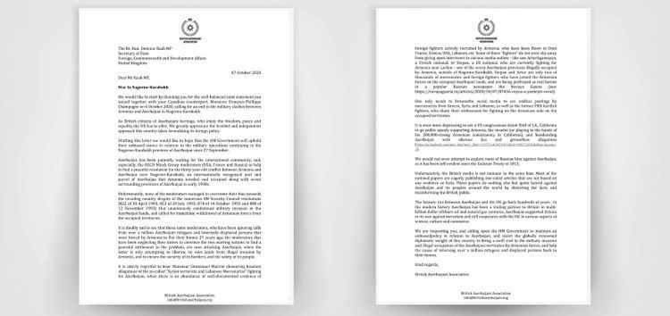 Azerbaijanis called on official London to support Azerbaijan’s just position