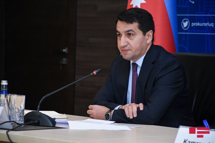 Hikmat Hajiyev: "It is an act of genocide against Azerbaijani people"