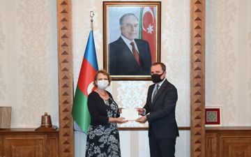 Foreign Minister Jeyhun Bayramov met with the newly appointed Ambassador of the Kingdom of the Netherlands