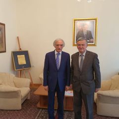 Polad Bulbuloglu met with newly appointed ambassador of Montenegro to Russia