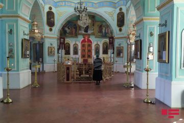 Commemoration ceremony to Azerbaijani martyrs being held at the Russian Orthodox Church in Ganja