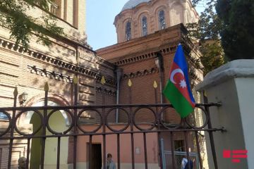 Commemoration ceremony to Azerbaijani martyrs being held at the Russian Orthodox Church in Ganja
