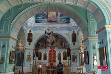 Commemoration ceremony to Azerbaijani martyrs being held at the Russian Orthodox Church in Ganja